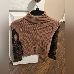 Current air sweater blouse